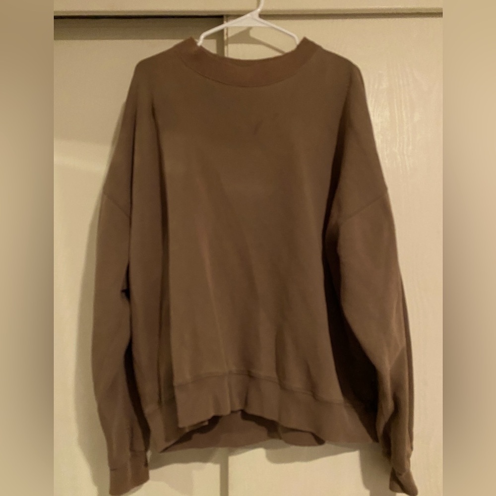XL Brown Fall Oversized Sweater